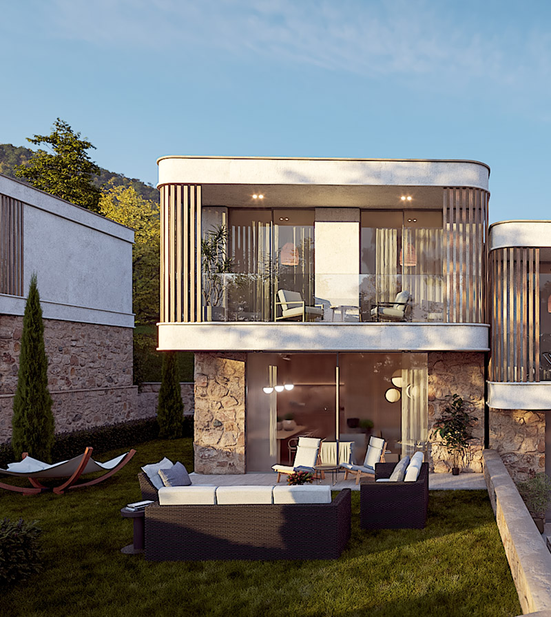 Erfa Arsa, Küçükdere Evleri